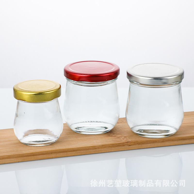 企鹅燕窝瓶马口铁盖密封玻璃瓶小容量多规格食品包装瓶耐高温空瓶|undefined