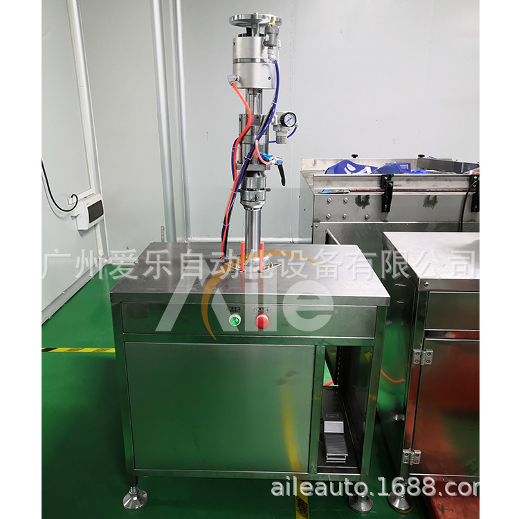 Máquina de sellado de aerosol semiautomático máquina de sellado de aire fresco máquina de sellado de llenado de detergente de espuma fabricante de máquina de sellado