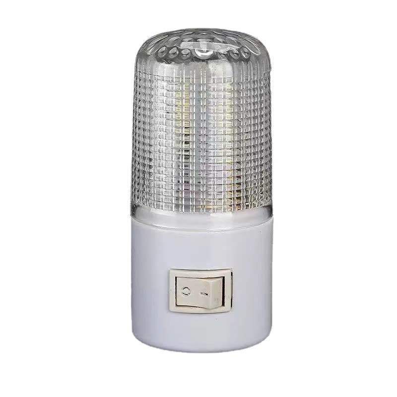 Fabricantes al por mayor enchufable 3W lámpara de noche luz blanca LED lámpara de noche interruptor de dormitorio cabezal de cama pasillo de regalo lámparas