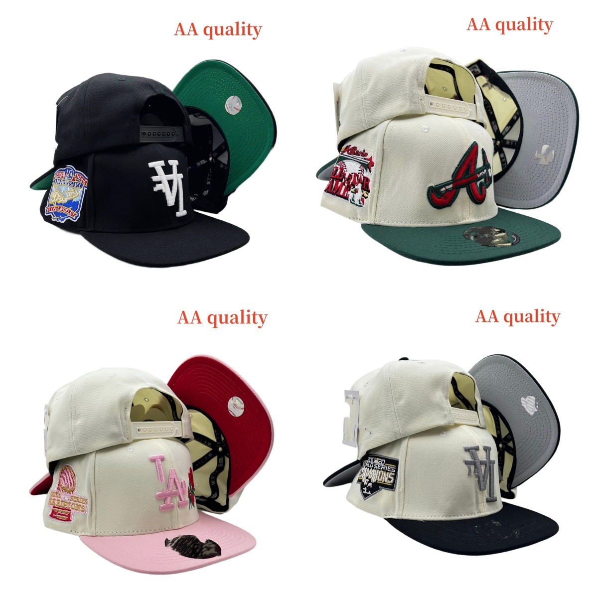 Nuevo comercio exterior sombrero de béisbol masculino y femenino sombrero sombrero ajustable hip hop sombrero bordado LA sombrero plano