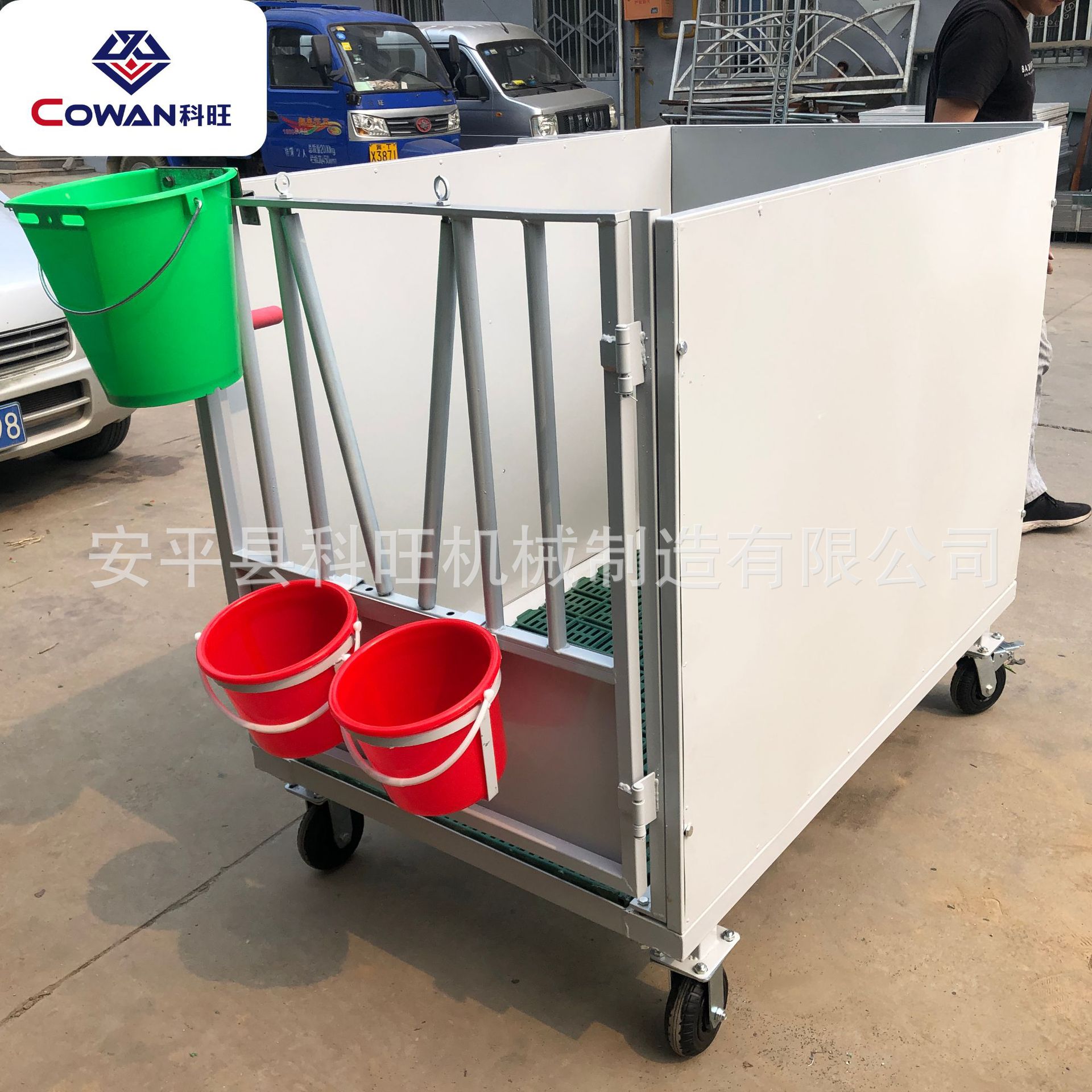 Equipo de cría de ganado personalizado, corral de terneros, corral de terneros, corral de ganado pequeño, cerca de aislamiento de alimentación de ganado joven, fácil de mover