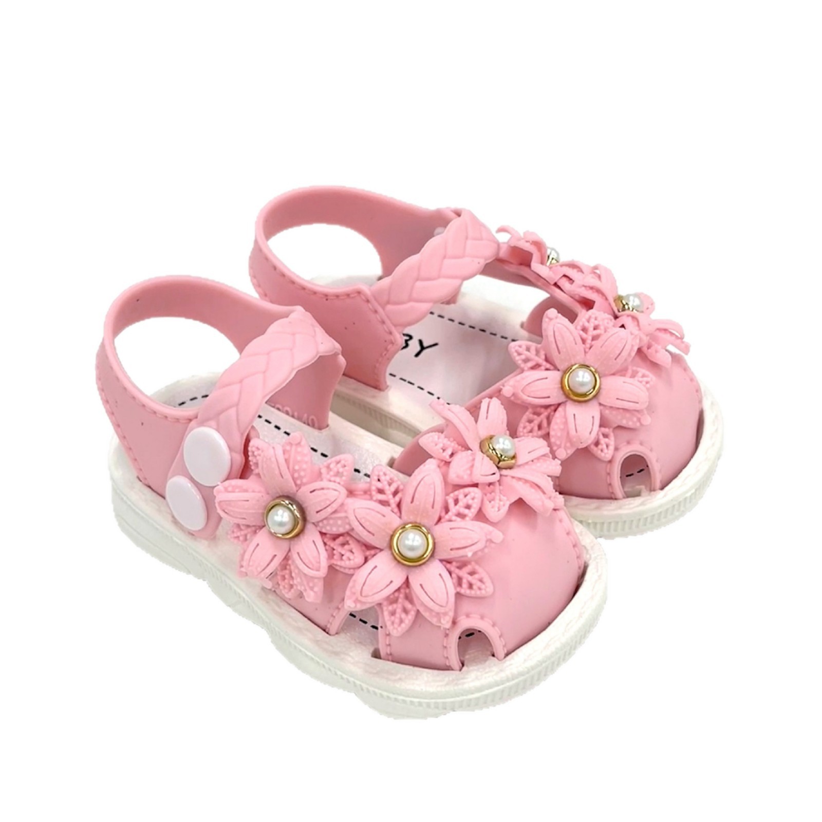 Niñas sandalias de verano princesa viento bebé bebé Baotou fábrica de zapatos para niños pequeños comercio electrónico al por mayor comercio exterior