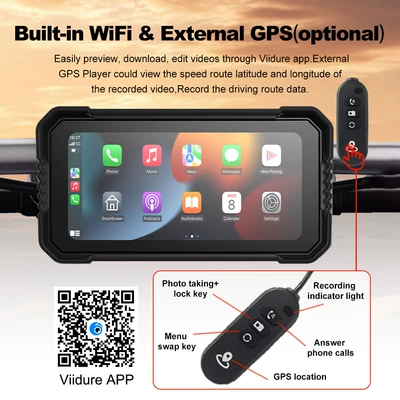 Gps Tire Pressure Detection — Motorcycle driving recorder