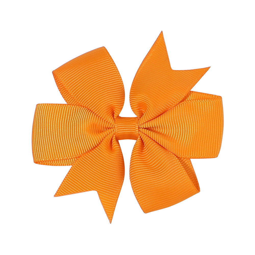Transfronterizos Europa y América Amazon hecha a mano burbuja de flores para niños cola de golondrina en V ribbed cinta arco clip para el pelo image 15