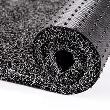 钉底丝圈PVC特厚地垫定制汽车进门入户胶垫酒店商用迎宾防滑