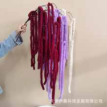 新款吊米仿真花粗毛线情人泪莱茵垂钓狐狸尾婚庆酒店装饰布置假花