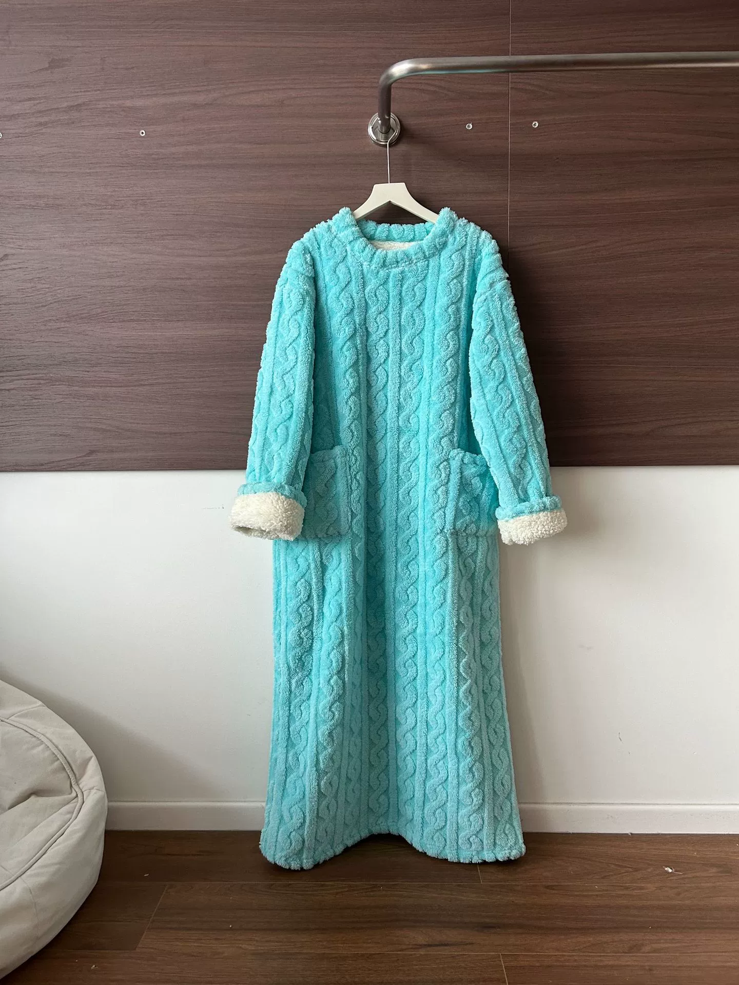 Плюшевый халат-пижама из кораллового велюра, натуральный, зимний — размеры 115/130/140 см, несколько цветов