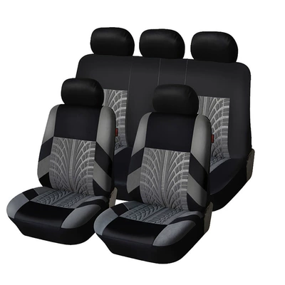 Universal seat cover — Trade Simple Universal Seat Cover - grey-2-piece-set-front-single-seat