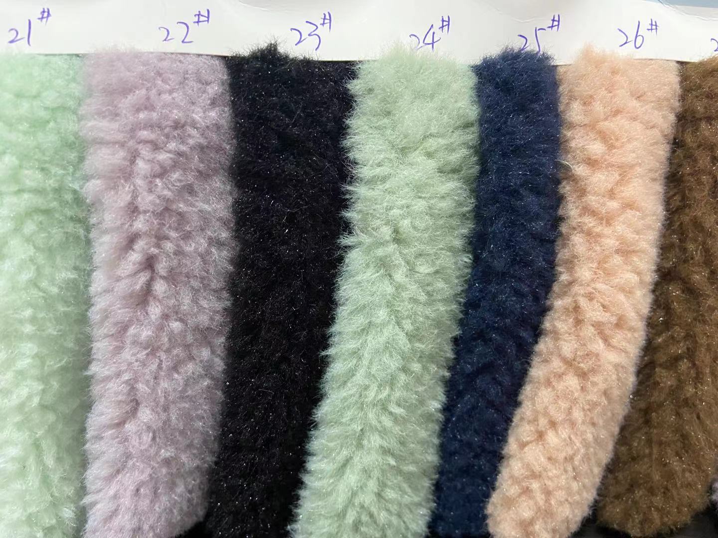 Nuevo en stock super suave Hao cachemir de Cachemira imitación Cachemira grano terciopelo tela Otoño e Invierno ropa juguete bufanda tela