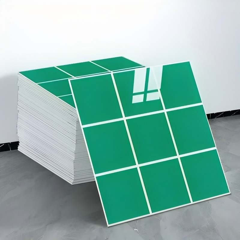 Autoadhesivo impermeable imitación de azulejos de pared de aluminio placa de plástico renovación decoración de cocina de mármol pegatinas de pared de baño