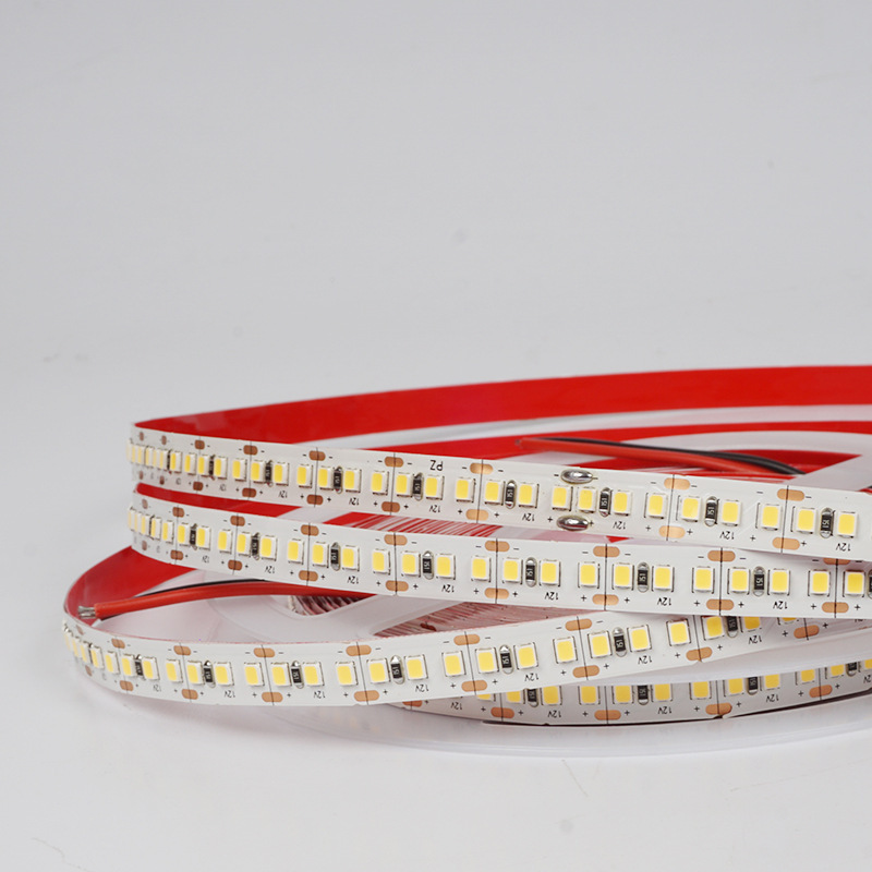 LED低壓燈帶12v柔性180珠戶外廣告高亮線性室內家裝貼片2835燈帶