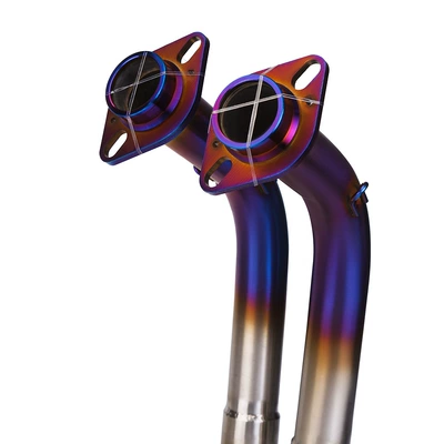 for Kawasaki Z400 motorcycle exhaust pipe: Motorcycle exhaust pipe