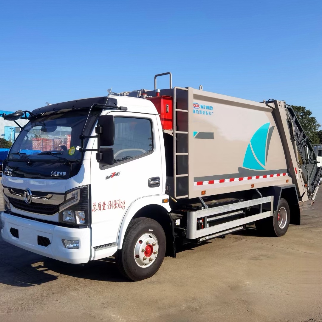 New Energy Pure Electric 10-Cubic-Meter Garbage Collection Vehicle Has Low Cost, Green Environmental Protection and Intelligent Operation