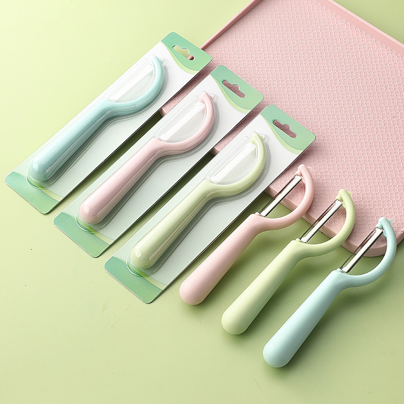 스테인레스 스틸 필링 나이프 측면 입 P 유형 긁기 과일 필링 필러 감자 사과 대패 주방 가제트