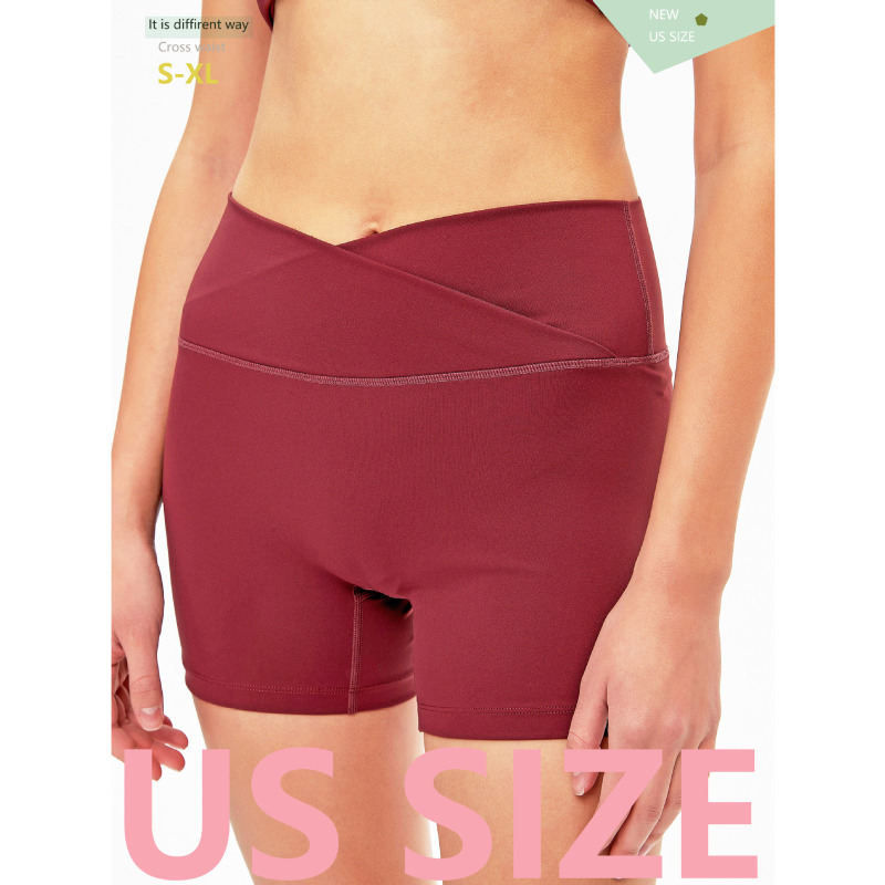 Cross-Border Seamless High-Waisted Yoga Shorts for Women, Tight-Fitting Running Yoga Pants, Butt-Lifting Quick-Dry Sports Fitness Shorts