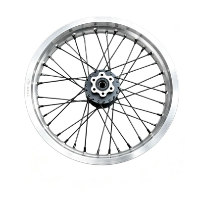 Motorcycle wheel hub Light Bee X with 2.15-16 - 215-16-silver-rims