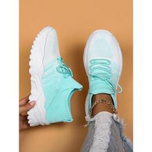 Z 85105 Women's Breathable Knit Slip-On Sneakers �˶�ŮЬ