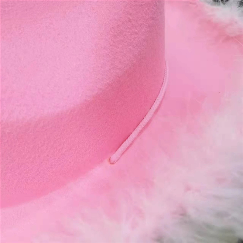 Women's Lady Solid Color Curved Eaves Cowboy Hat display picture 5