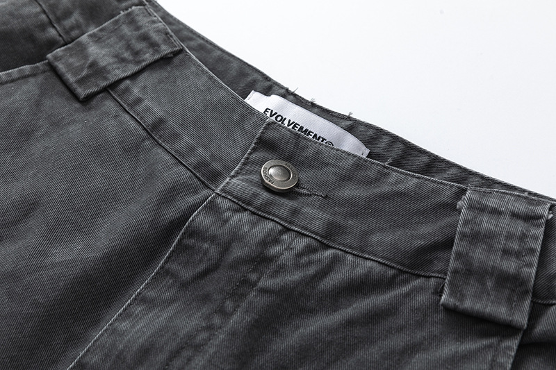 Moderne Ian 24 Herbst Herrenbekleidung Neue hochwertige gewaschene Steinschleif-Arbeitskleidung Taschen-Jeanshose_voghion.com