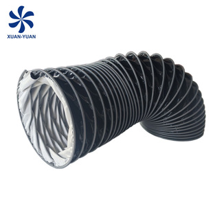 Silicone Cloth Pipe 220 Resistant Telescopic Ventilation Hose Thickened Silicone Glass Fiber Cloth Pipe Reinforced Ventilation
