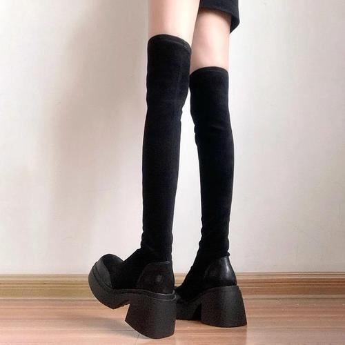 Over-the-knee boots for women: stretchy, sweet & edgy, slimming ankle socks, chunky heel, height-enhancing tall boots, and 
