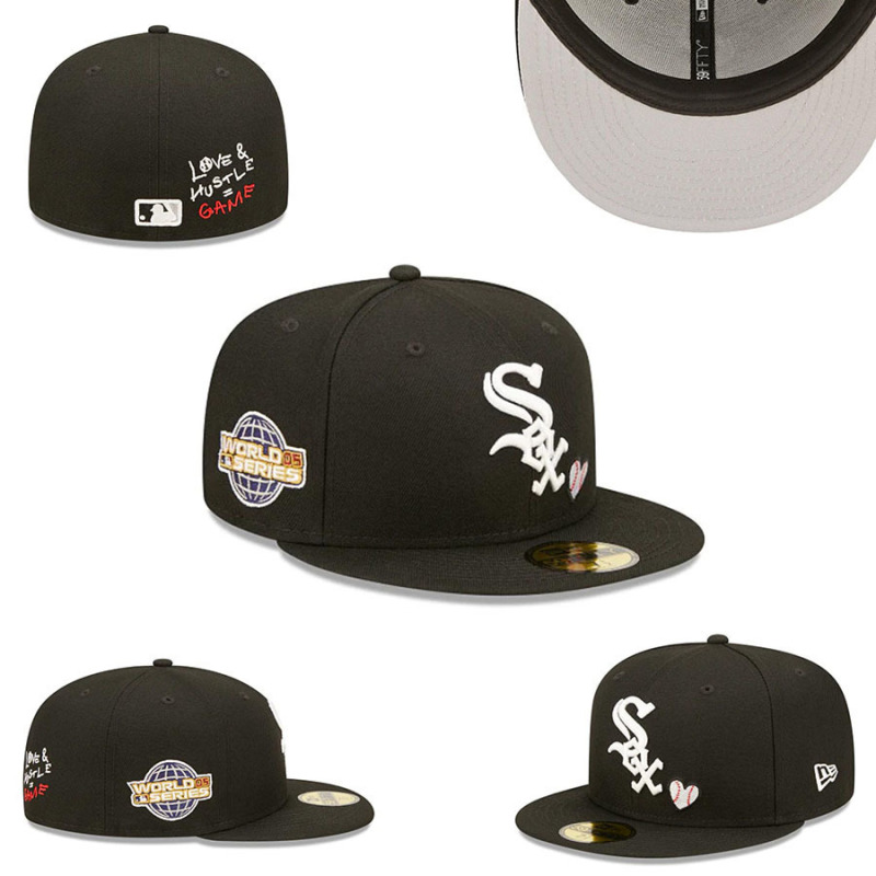 クロスボーダーアメリカン SOX 完全密閉野球チーム ドジャース野球帽 刺繍入り ヒップホップ ヤンキース クローズドフラットブリムハット|undefined