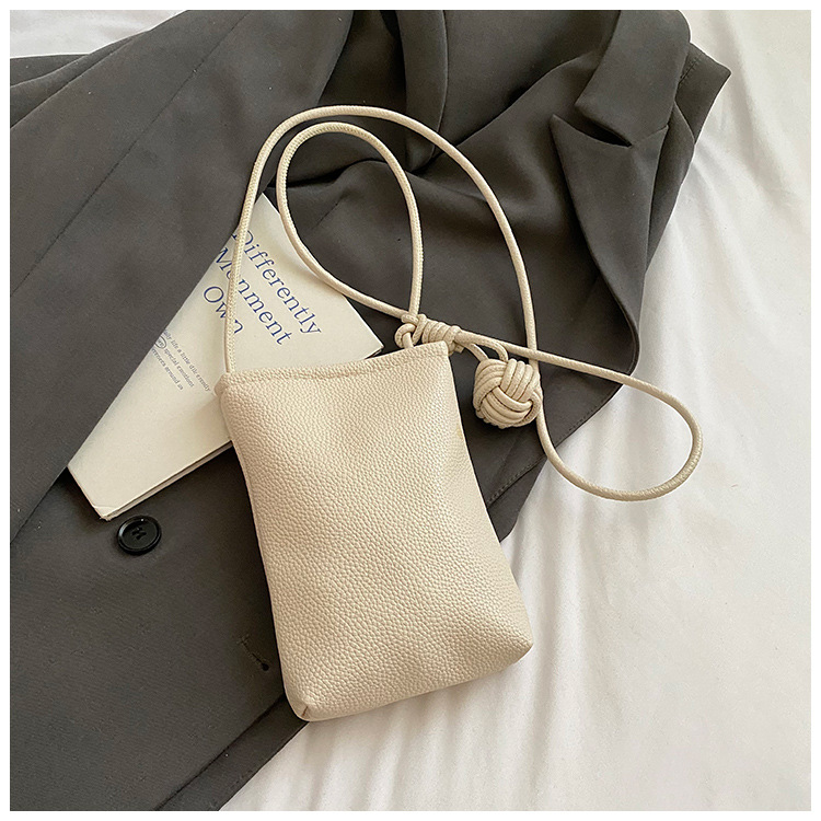 Bolso de teléfono móvil compacto y simple de moda macarón 2026 alto valor de verano nuevo estilo extranjero bolso de hombro de mujer mochila