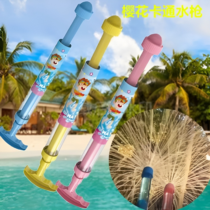 Pistola de agua de fuegos artificiales, rociador de agua, juguete para niños de gran capacidad, pistola absorbente de agua, juguete de agua