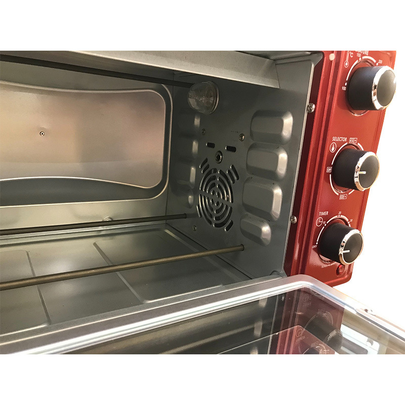 23L negro capacidad media automática multifunción visual Horno de convección sin aceite hogar inteligente image 7