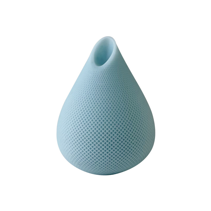 Nueva forma de gota de agua geométrica vela molde de silicona jabón hecho a mano bricolaje aromaterapia yeso fragancia piedra decoración herramienta abrasiva