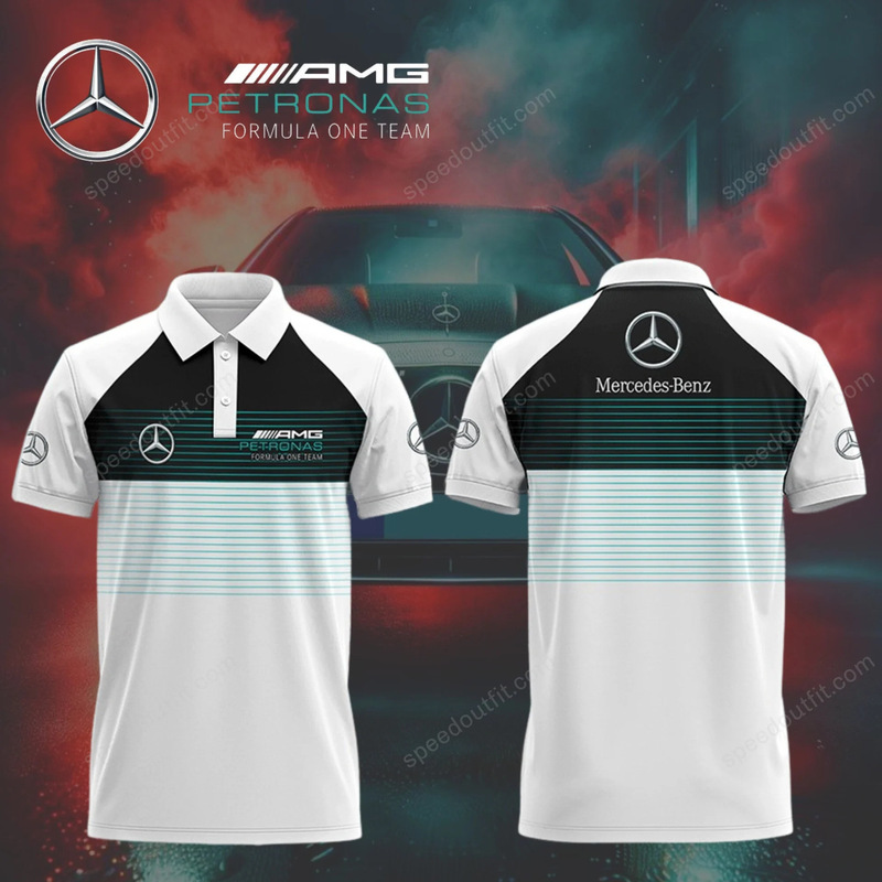 Summer Cross-Border European and American Men's Short-Sleeved Polo Shirts Export Men's Polo Uniforms Independent Station Mercedes-Benz Car Logo Tops