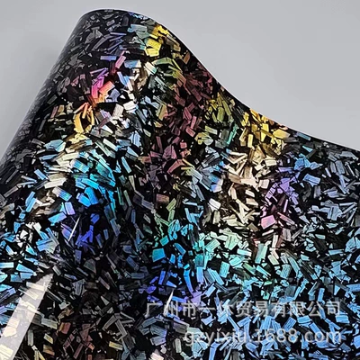 Automotive Film — forged flower carbon pattern sticker - 152m50cm-pet-super-light-colorful-flowers-carbon-silver