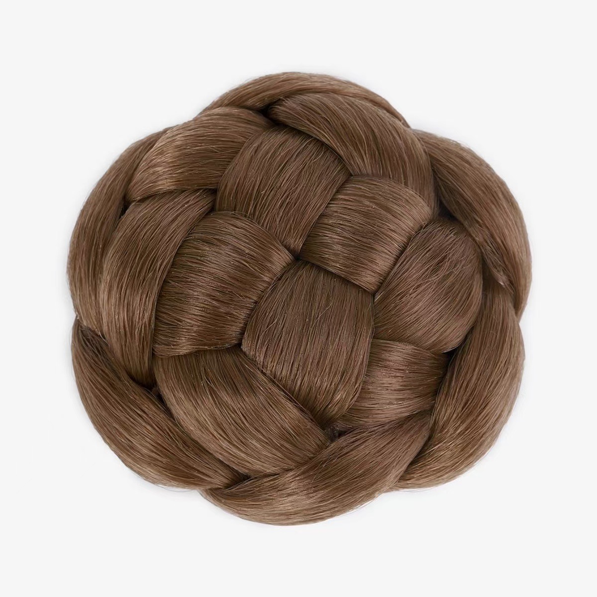 Bolsa de pelucas de moda antigua, estilo chino, pelucas de pelo, pelucas de pelo, bolsas de pelo, brote de flores, tocado de pelo aleatorio