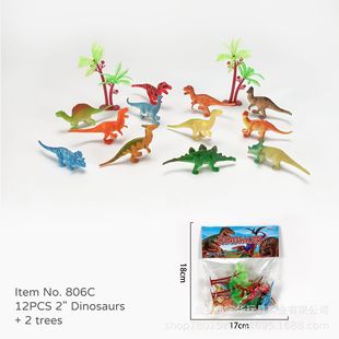 Amazon Best Selling Jurassic Simulation Solid Small Dinosaur Tyrannosaurus Rex Children's Dinosaur Toy