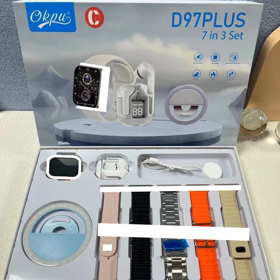 D97plus Smart Watch Men's Multifunctional Women's Sports Heart Rate Long Endurance Cross-border Explosions Factory Outlet New