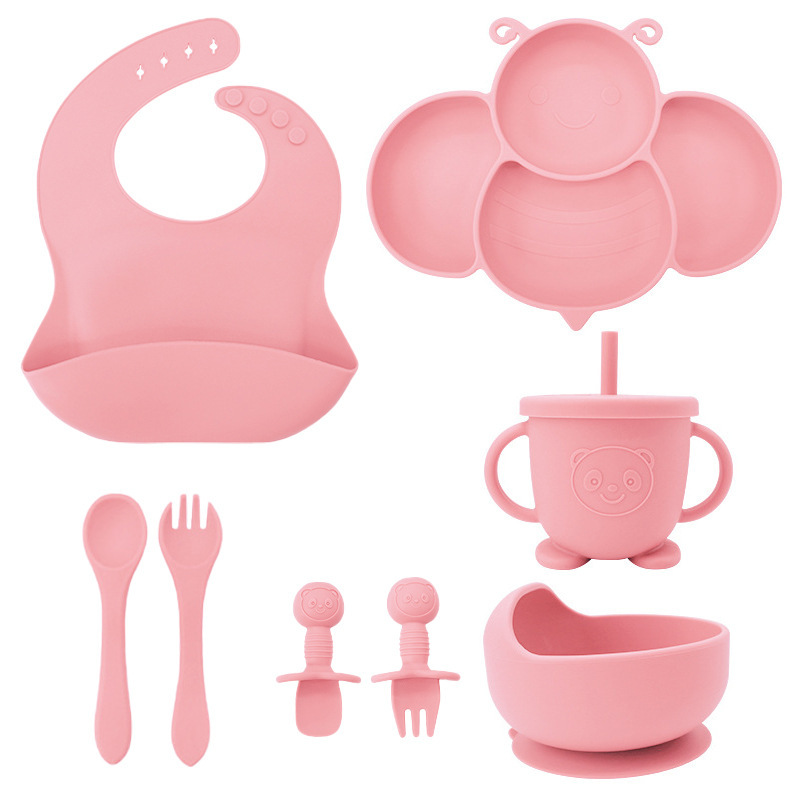 Bee Baby Plate Plate División Plate Baby Chuck Plate Plate Pla