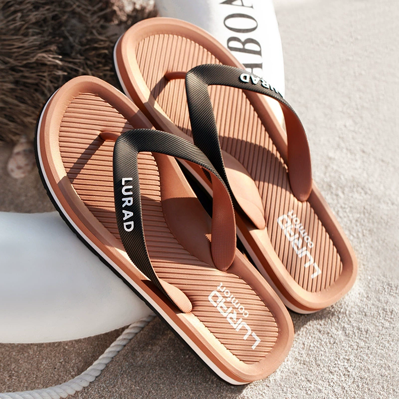 Мужские шлепанцы, летние сандалии на толстой подошве, шлепанцы, Нескользящие сандалии, мужская пляжная обувь, модные шлепанцы оптом