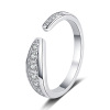 Design universal one size zirconium, ring, jewelry, accessory, simple and elegant design, wholesale