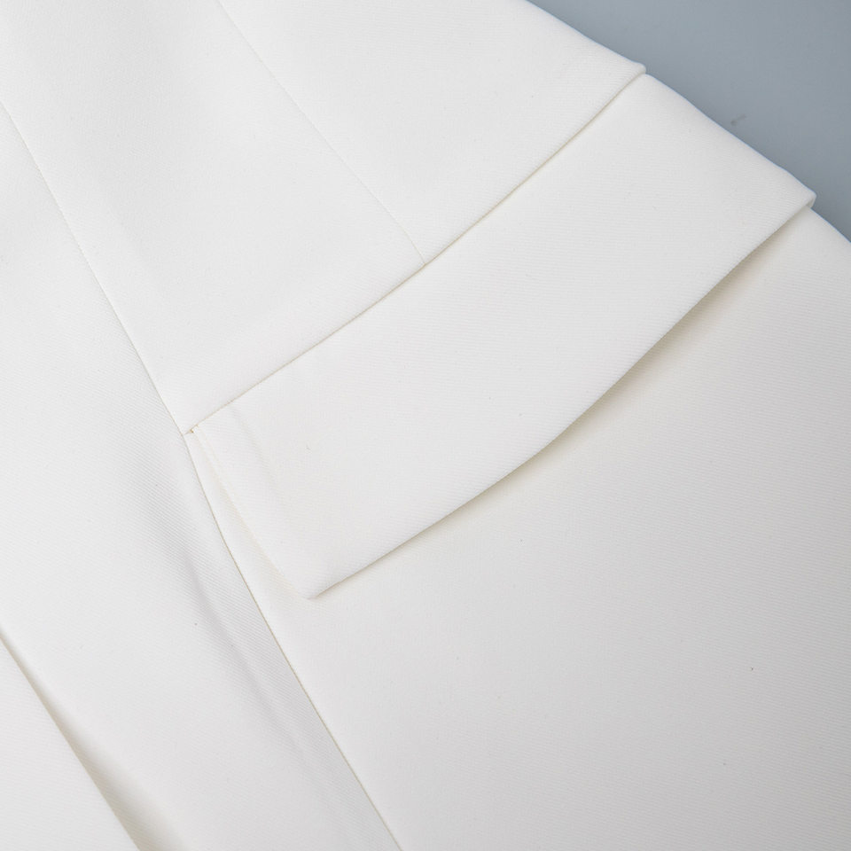 Áo vest nữ cổ chữ V dáng ôm eo tôn dáng, tay dài, phong cách công sở — Màu trắng, Màu đen, Màu đỏ rượu, màu nâu nhạt chi tiết 19