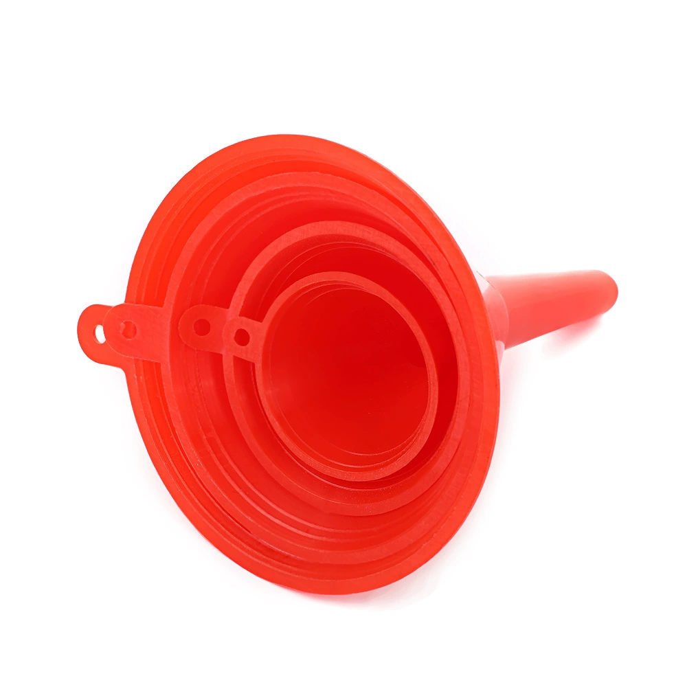 Plastic small handheld funnel, direct factory sales