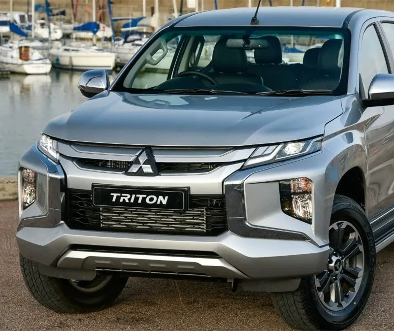 Подходит для передних фар Mitsubishi Triton 21-22, версия ASX, пикап, корпус фары, маска из PC