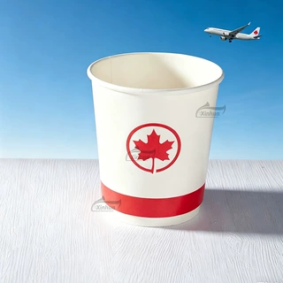 厂家定制一次性纸杯航空纸杯双层饮品中空热饮纸杯