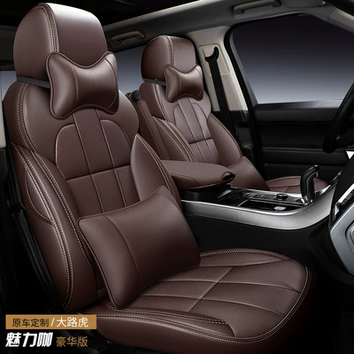 All-Season Universal Seat Covers, Modelə uyğun (Original) oturacaq örtükləri - microfiber-leather-charming-coffee-deluxe-edition-five-seats