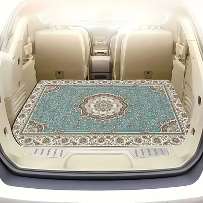 Avtomobil döşəmə paspasları Persian-Style Car Floor Mats - ql-persian-style-02-75100cm-crystal-velvet-dot-plastic-bottom