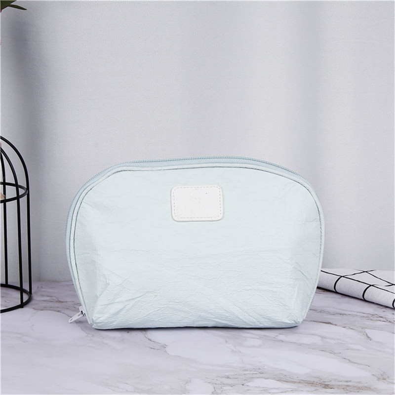 厂家直销创意北欧风tyvek杜邦纸水洗牛皮纸袋耐水洗撕不烂拉链袋