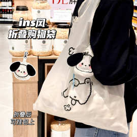 原创超市购物袋大容量可折叠手提环保袋加厚耐用收纳袋子强力承重