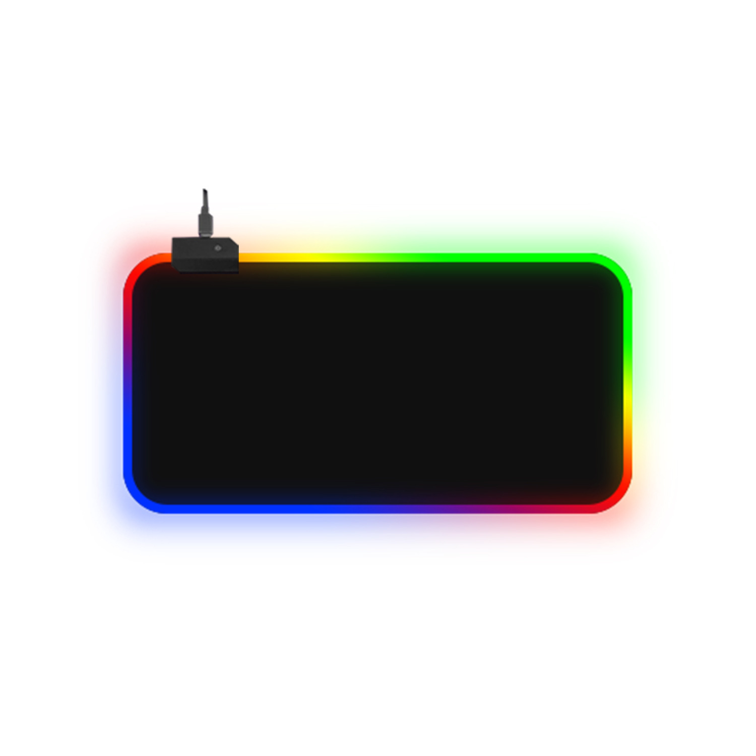 Pad de ratón luminoso RGB, tablero de juego de computadora de gran tamaño, almohadilla de mesa gruesa de café en línea para distribución transfronteriza