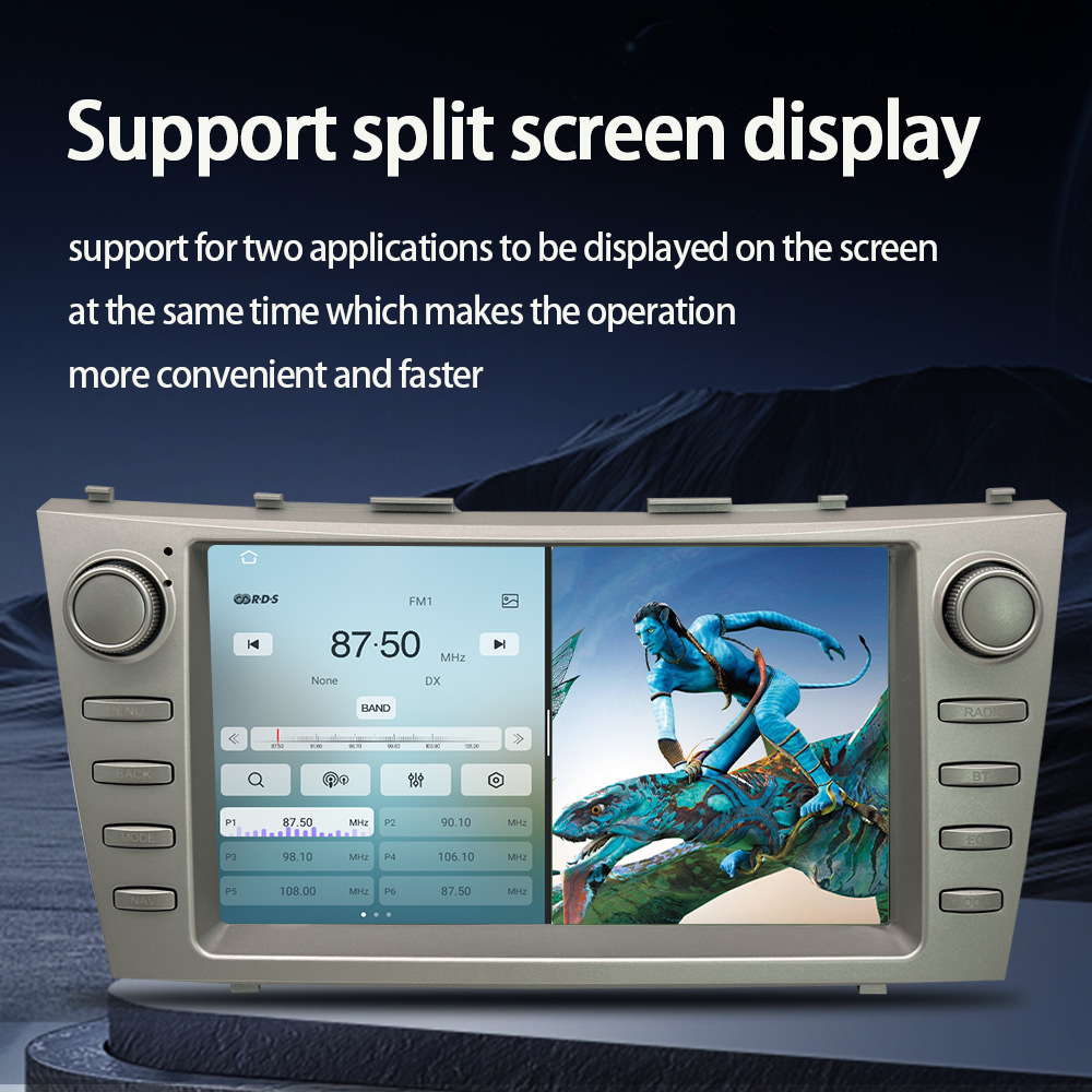 Suitable for Toyota Camry Car Central Control Large Screen Android Navigation Reversing Image Bluetooth Radio