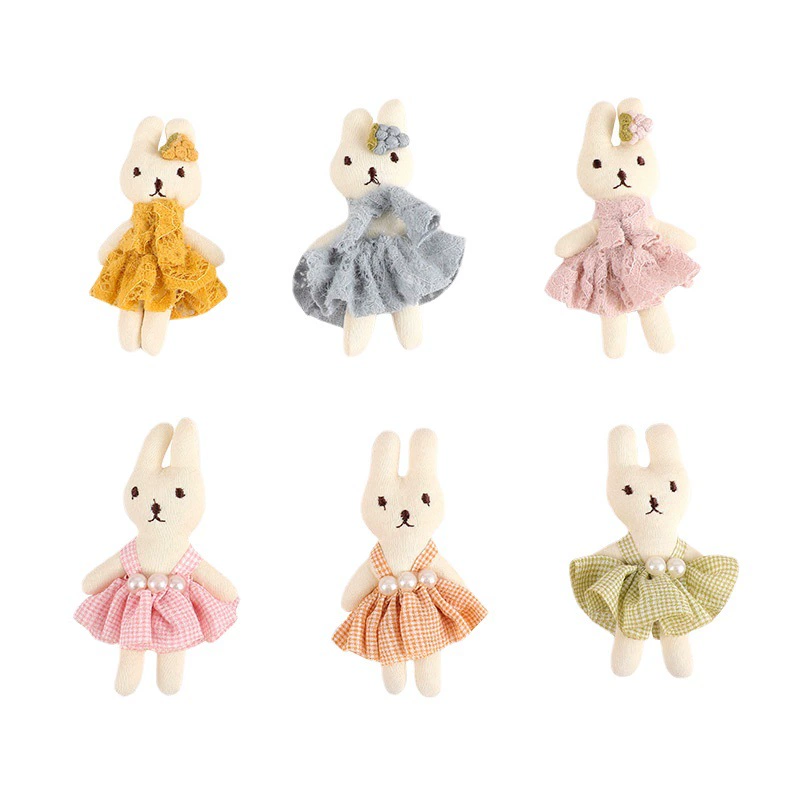Cartoon plush pendant, rabbit, bag decoration, keychain, doll, brooch, accessory, pin