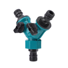 厂家供应双通阀门分流器 灌溉快速接头 Y型园林水管接头